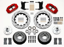Load image into Gallery viewer, 1960 - 1982 Buick, Chevrolet, Ford, GMC, Mercury, Oldsmobile, Pontiac Forged Narrow Superlite 6R Dust-Seal Big Brake Front Brake Kit (Hub) - 140-15409