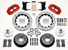 Load image into Gallery viewer, 1960 - 1982 Buick, Chevrolet, Ford, GMC, Mercury, Oldsmobile, Pontiac Forged Narrow Superlite 6R Big Brake Front Brake Kit (Hub) - 140-9804