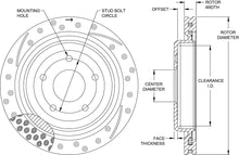 Load image into Gallery viewer, SRP Drilled Performance Rotor & Hat - 160-14041