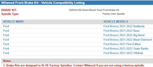 Load image into Gallery viewer, 2021-2022 Ford Bronco Brake Kits
