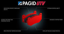Load image into Gallery viewer, Graphical image listing benefits and features of UTV brake pads

