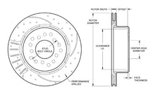 Load image into Gallery viewer, SRP Drilled Performance Rotor & Hat - 160-16452