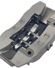Load image into Gallery viewer, Hard anodized StopTech 6-piston trophy truck brake caliper on a white background