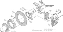 Load image into Gallery viewer, 1966 - 1975 Ford Forged Dynapro 6 Big Brake Front Brake Kit (Hat) - 140-13303