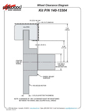 Load image into Gallery viewer, 1966 - 1975 Ford Forged Narrow Superlite 6R Big Brake Front Brake Kit (Hat) - 140-13304