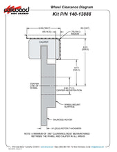 Load image into Gallery viewer, 2015 - 2019 Ford AERO4-MC4 Big Brake Rear Parking Brake Kit - 140-13888