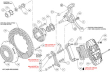 Load image into Gallery viewer, 1960 - 1982 Buick, Chevrolet, Ford, GMC, Mercury, Oldsmobile, Pontiac AERO6 Big Brake Front Brake Kit - 140-15053