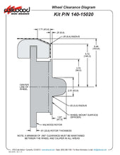 Load image into Gallery viewer, 1950 - 1955 MG Forged Dynalite Pro Series Front Brake Kit - 140-15020