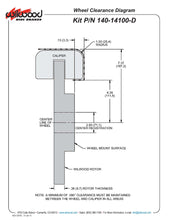 Load image into Gallery viewer, 1960 - 2021 Ford, Mercury Dynapro Radial Front Drag Brake Kit - 140-14100