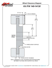 Load image into Gallery viewer, Dynapro Dual SA Lug Drive Dynamic Rear Drag Brake Kit - 140-14130