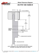 Load image into Gallery viewer, 1960 - 2021 Ford, Mercury AERO6 Big Brake Front Brake Kit (Race) - 140-14290