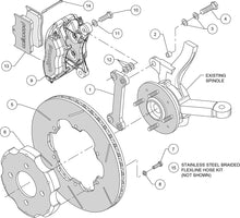 Load image into Gallery viewer, 1988 - 2000 Honda Forged Dynalite Big Brake Front Brake Kit (Race) - 140-14304