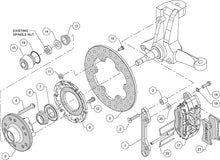 Load image into Gallery viewer, 1970 - 1978 Buick, Cadillac, Chevrolet, GMC, Oldsmobile, Pontiac Dynapro Lug Mount Front Dynamic Drag Brake Kit - 140-14418