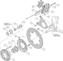 Load image into Gallery viewer, 1984 - 1993 Ford Dynapro Lug Mount Front Dynamic Drag Brake Kit - 140-14420
