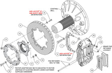 Load image into Gallery viewer, Forged Superlite 4 Radial Sprint Inboard Rear Brake Kit - 140-15815