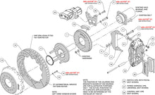 Load image into Gallery viewer, 1964 - 1974 Buick, Chevrolet, Oldsmobile, Pontiac Forged Narrow Superlite 4R Big Brake Rear Electronic Parking Brake Kit - 140-16166