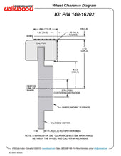 Load image into Gallery viewer, 1962 - 2013 Buick, Cadillac, Chevrolet, GMC, Oldsmobile, Pontiac AERO6 Big Brake Lug Drive Front Brake Kit (Race) - 140-16202