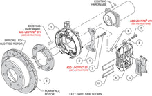 Load image into Gallery viewer, 1963 - 1987 Chevrolet, GMC Forged Dynapro Low-Profile Rear Parking Brake Kit (6 x 5.50 Rotor) - 140-16711