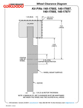 Load image into Gallery viewer, 2005 - 2013 Chevrolet SLC56 Front Replacement Caliper and Rotor Kit - 140-17671