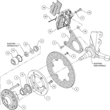 Load image into Gallery viewer, 1984 - 1993 Ford Forged Dynalite Front Drag Brake Kit - 140-4503