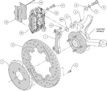 Load image into Gallery viewer, 1990 - 2013 Acura, Honda Forged Dynalite Big Brake Front Brake Kit (Hat) - 140-6163