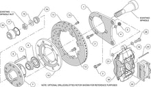 Load image into Gallery viewer, 1937 - 1948 Ford Forged Dynalite Big Brake Front Brake Kit (Hub) - 140-8583