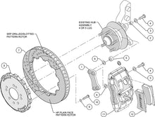 Load image into Gallery viewer, 1989 - 1998 Nissan Forged Superlite 4 Big Brake Front Brake Kit (Hat) - 140-9194
