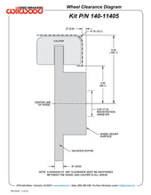 Load image into Gallery viewer, 1955 - 1957 Chevrolet Forged Dynapro Low-Profile Rear Parking Brake Kit - 140-11405