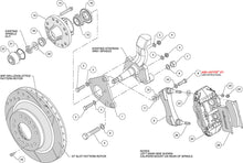 Load image into Gallery viewer, 1962 - 1972 Dodge, Plymouth Forged Narrow Superlite 6R Big Brake Front Brake Kit (Hub and 1PC Rotor) - 140-12282