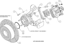 Load image into Gallery viewer, Combination Parking Brake Caliper 1Pc Rotor Rear Brake Kit - 140-12363