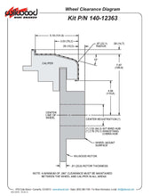 Load image into Gallery viewer, Combination Parking Brake Caliper 1Pc Rotor Rear Brake Kit - 140-12363