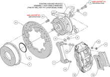 Load image into Gallery viewer, 1984 - 2006 Jeep Forged Narrow Superlite 4R Big Brake Front Brake Kit (Hat) - 140-12576