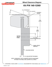 Load image into Gallery viewer, 1963 - 1987 Chevrolet, GMC D154 Rear Parking Brake Kit - 140-12569