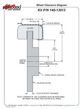 Load image into Gallery viewer, 2006 - 2007 Subaru Dynapro Radial Rear Brake Kit For OE Parking Brake - 140-13013