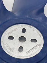 Load image into Gallery viewer, Zoomed in picture of a blue 6-blade engine fan
