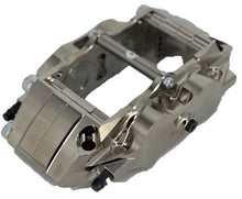 Load image into Gallery viewer, Nickel plated C43 StopTech brake caliper on a white background