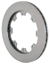 Load image into Gallery viewer, Perspective picture of a brake rotor showing internal cooling vanes