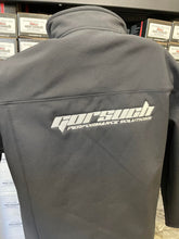 Load image into Gallery viewer, Back of jacket picture featuring a large Gorsuch Performance Solutions embroidered logo
