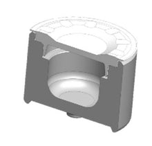 Load image into Gallery viewer, Cutaway of a brake caliper piston with a heat shield
