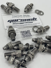 Load image into Gallery viewer, A drive flange titanium kit outside of its packaging with packaging in the background