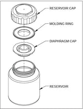 Load image into Gallery viewer, Exploded diagram of a master cylinder reservoir
