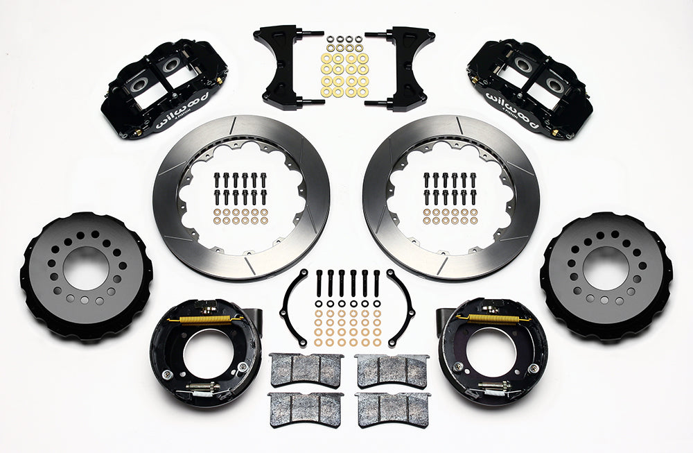 1963 - 1987 Chevrolet, GMC Forged Narrow Superlite 4R Big Brake Rear Parking Brake Kit - 140-10093