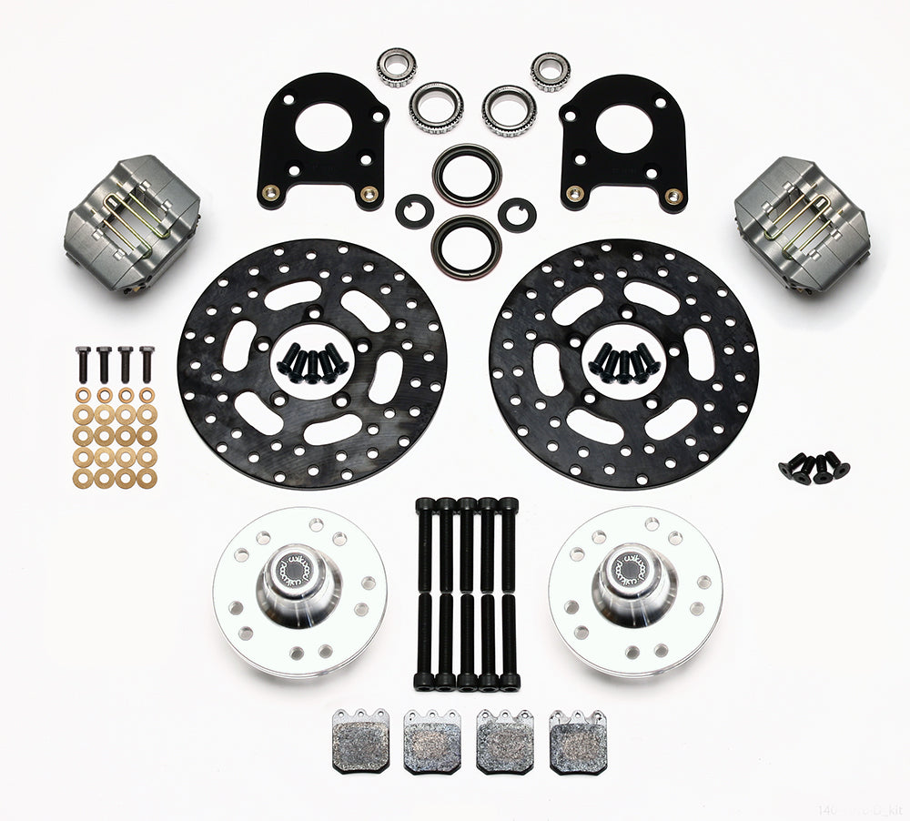 1960 - 1982 Buick, Chevrolet, Ford, GMC, Mercury, Oldsmobile, Pontiac Dynapro Single Front Drag Brake Kit - 140-1016