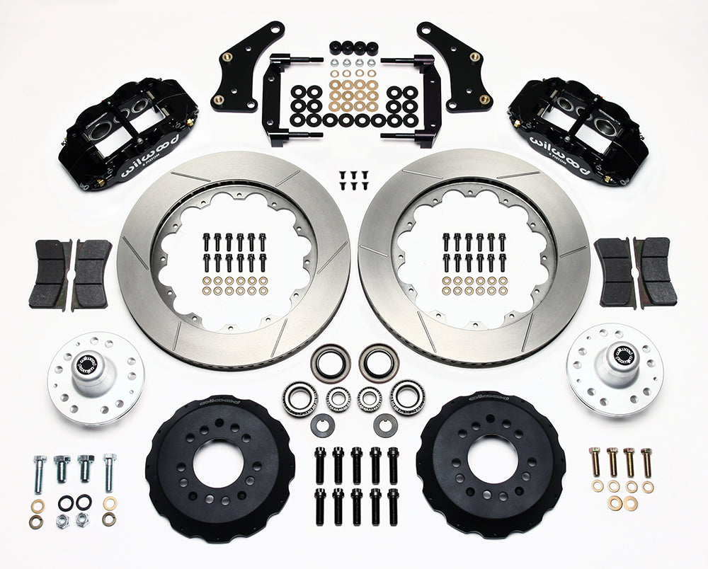 1958 - 1970 Chevrolet Forged Narrow Superlite 6R Big Brake Front Brake Kit (Hub) - 140-10284