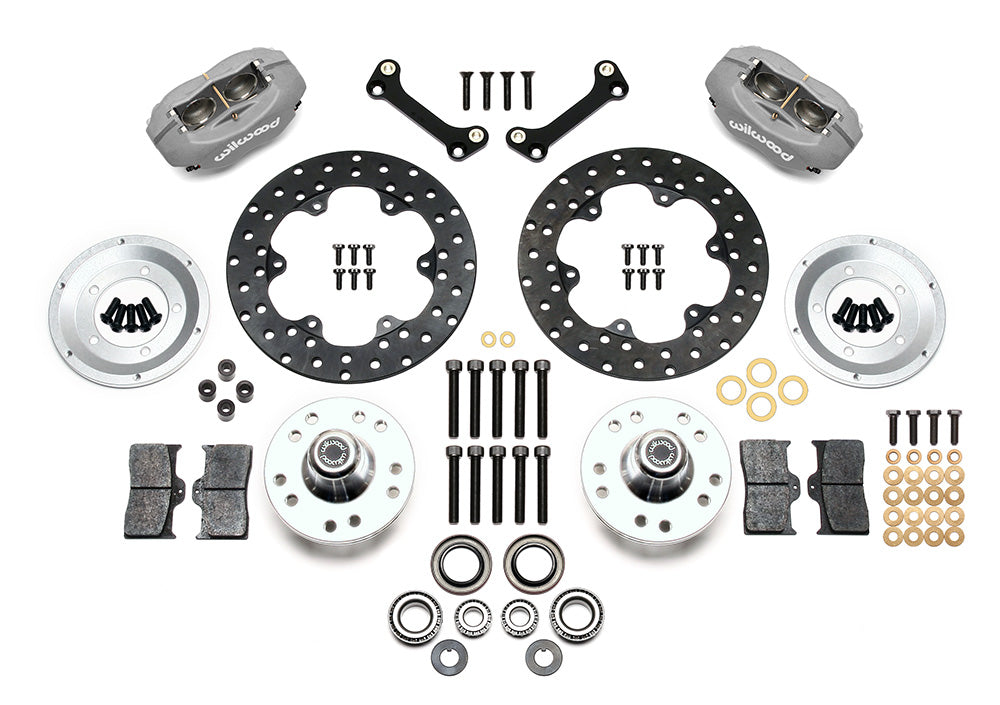 1982 - 1992 Chevrolet, Pontiac Forged Dynalite Front Drag Brake Kit - 140-1035