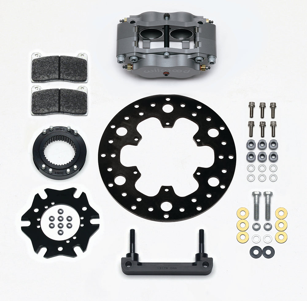 Billet Narrow Dynalite Radial Mount Midget Inboard Brake Kit - 140-11142