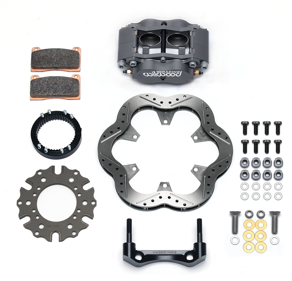 Billet Narrow Dynalite Radial Mount Sprint Inboard Brake Kit - 140-11206