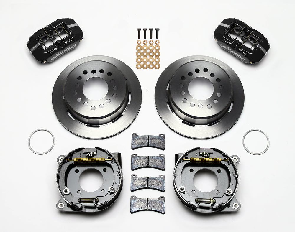1964 - 1974 Buick, Chevrolet, Oldsmobile, Pontiac Forged Dynapro Low-Profile Rear Parking Brake Kit - 140-11398
