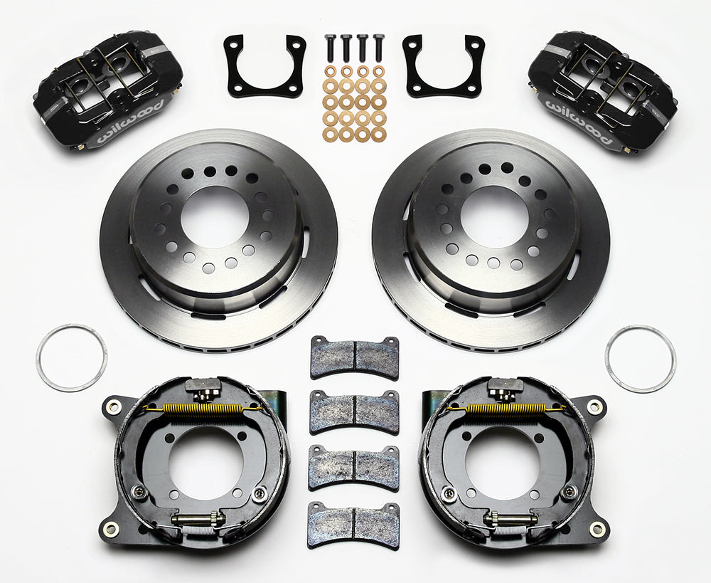 1964 - 1974 Buick, Chevrolet, Oldsmobile, Pontiac Forged Dynapro Low-Profile Rear Parking Brake Kit - 140-11400