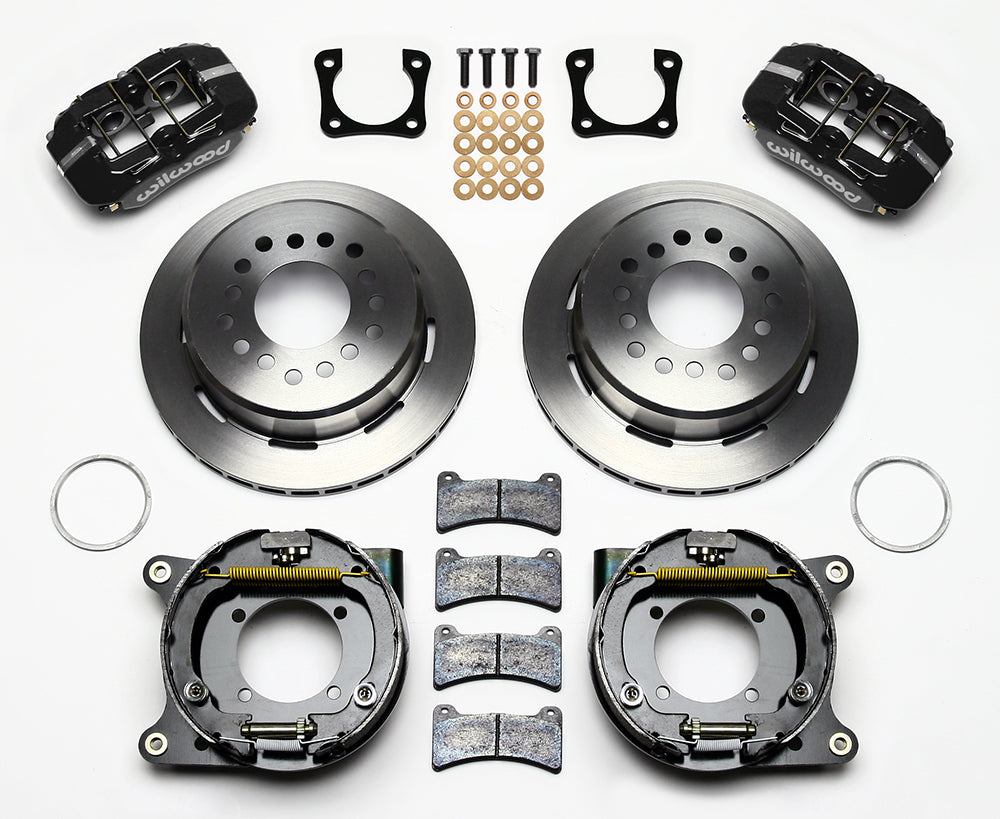 1964 - 1974 Buick, Chevrolet, Oldsmobile, Pontiac Forged Dynapro Low-Profile Rear Parking Brake Kit - 140-11401